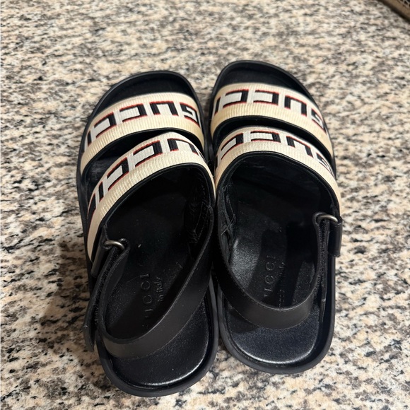 Gucci Jacquard Sandals Size 10 Women’s - Picture 3 of 4